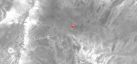 NASA zachytila požiar v oblasti rx-Young 1 Prescribed Fire, Jefferson, Wisconsin