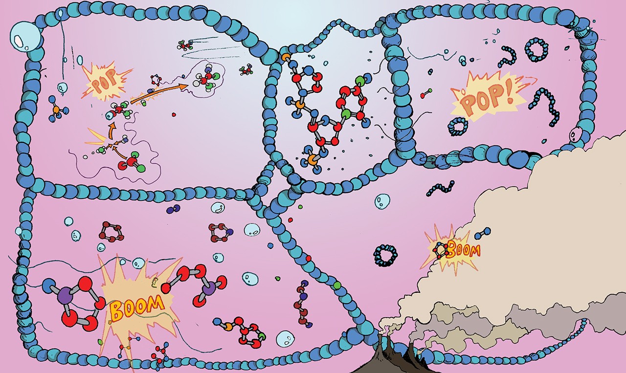 How did the first cells arise?
