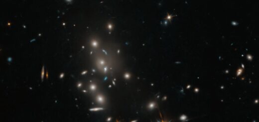 Hubble Captures Galaxy Cluster