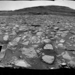 Sol 4891: Right Navigation Camera, Cylindrical Projection