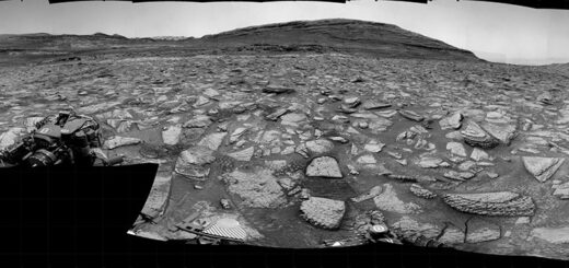 Sol 4891: Right Navigation Camera, Cylindrical Projection