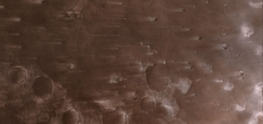 NASA’s Psyche Mission Spies Mars’ Wind-Blown Craters During Close Approach