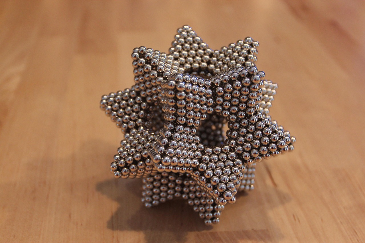 magnetic ball, star, magnet, 3d, magnet, magnet, magnet, magnet, magnet