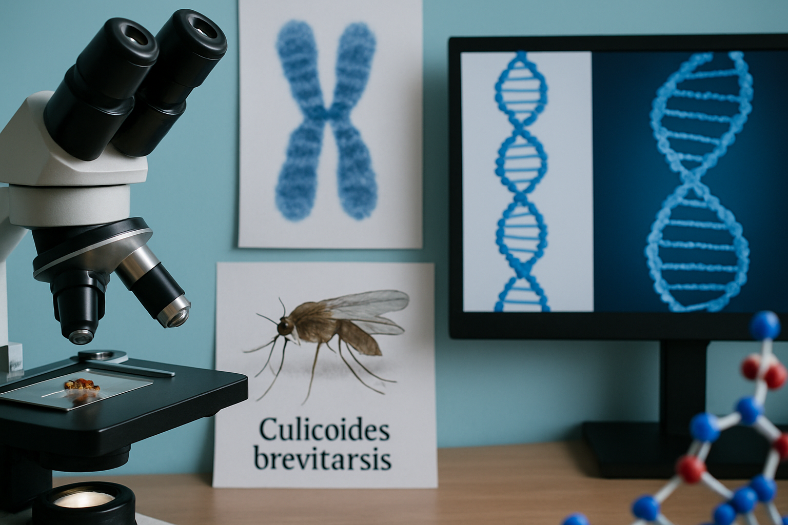 Genóm Culicoides brevitarsis v mierke chromozómov otvára nové možnosti výskumu arbovírusov