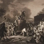 Výstava v New Yorku oživuje revolúciu aj pád sochy Juraja III. Výstava v New Yorku oživuje revolúciu aj pád sochy Juraja III.