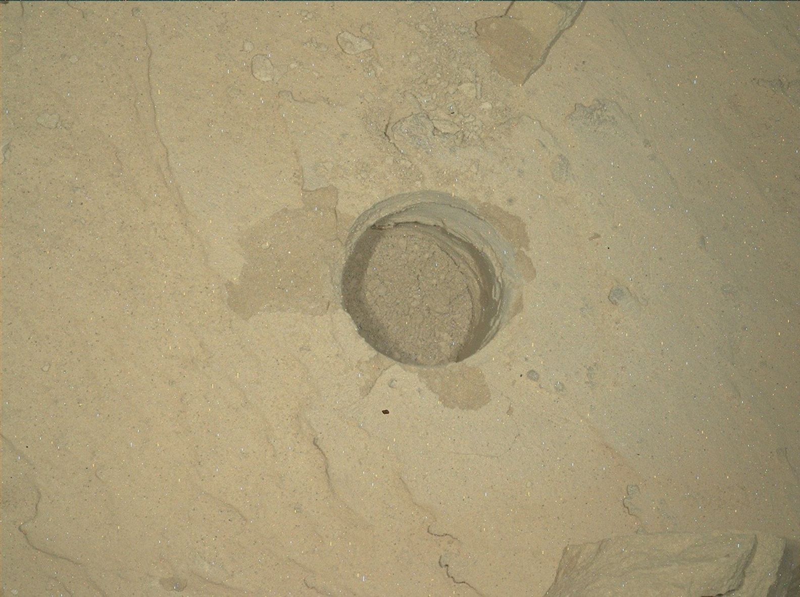 Curiosity Blog, Sols 4893-4899: Drilling at Campo Marte and a Visit From the Psyche Spacecraft