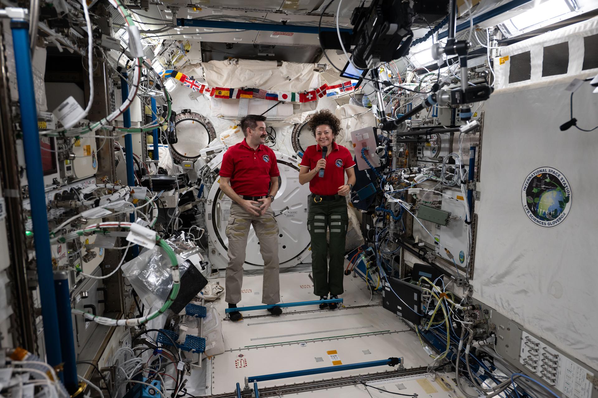 Station Hums With Advanced Research as Dragon Nears Launch
