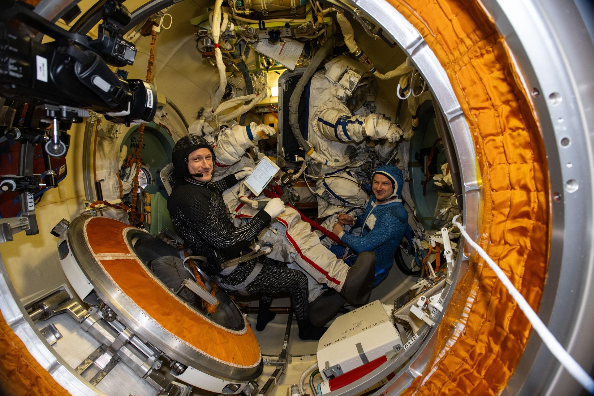 Cosmonauts Prep for Spacewalk for Science Work Today on NASA+