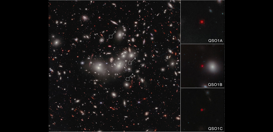 Astronomers spot black hole that formed before its galaxy
