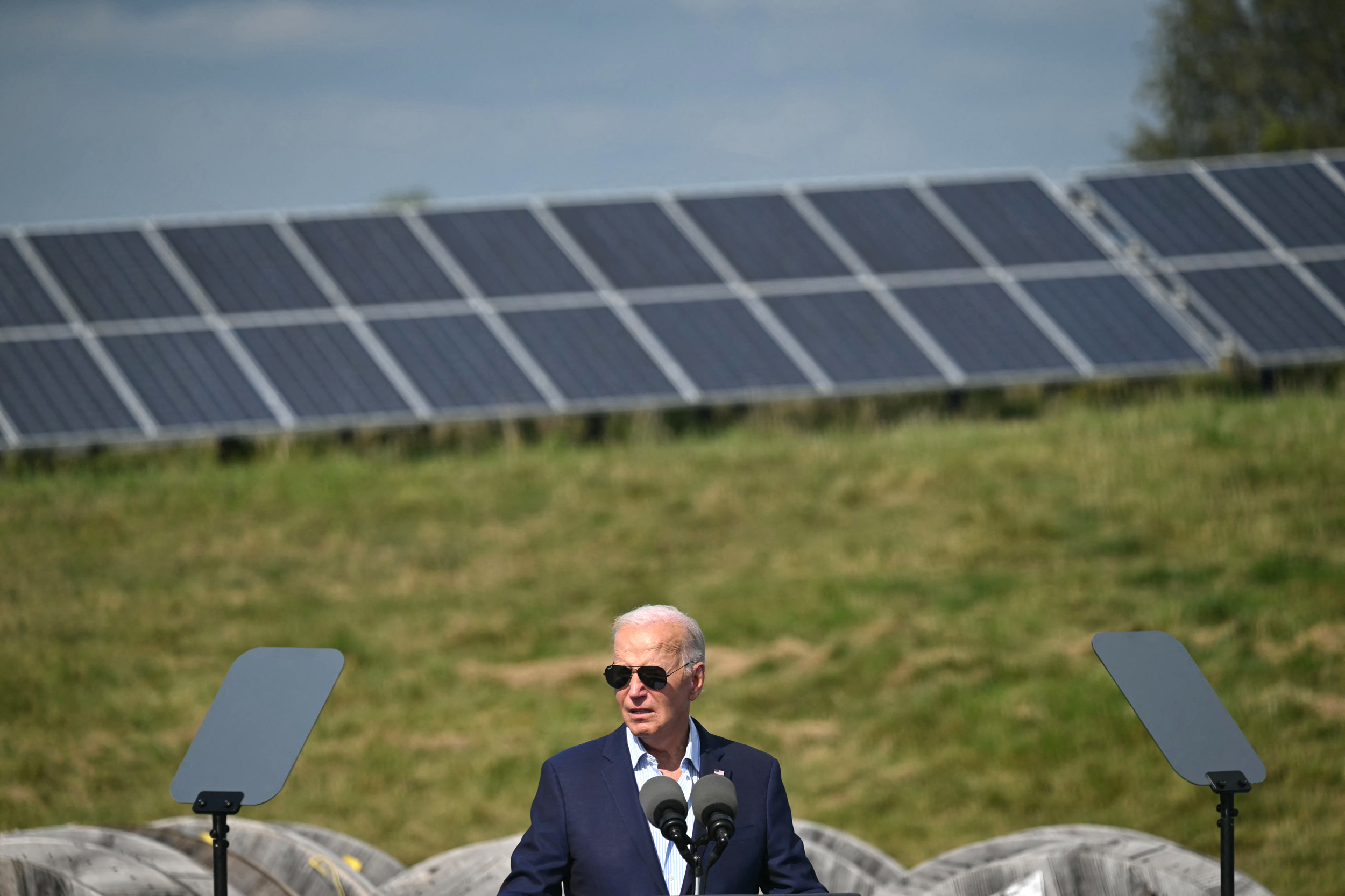 When the Inflation Reduction Act was signed into law by former U.S. President Joe Biden, many in the climate movement hailed it as one of the most significant climate investments in U.S. history. Since President Donald Trump's return to the White House, however, much of the funding associated with the legislation has been halted or rolled back. Will Hackman argues that Democrats should continue to campaign on the Inflation Reduction Act, but frame it around lowering energy costs and delivering economic benefits to American households. Photo by Andrew Caballero-Reynolds/AFP via Getty Images.
