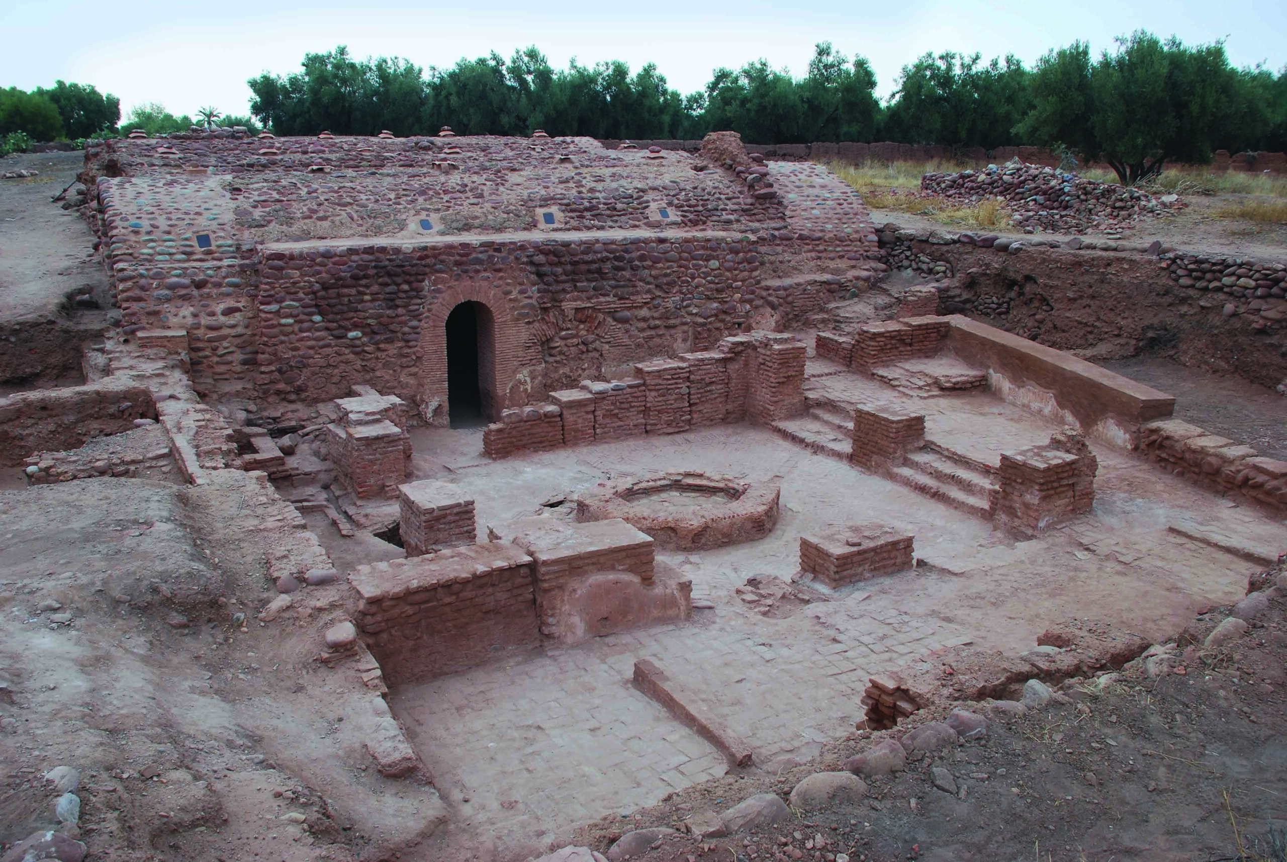 Medieval Game Board Identified in Moroccan Bathhouse