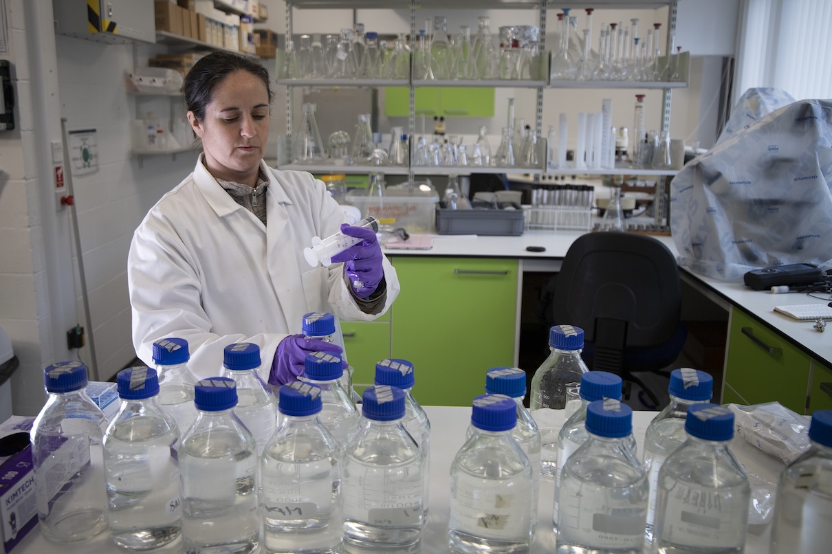 Dr. Helen Findlay is a biological oceanographer. Image courtesy of Plymouth Marine Laboratory.