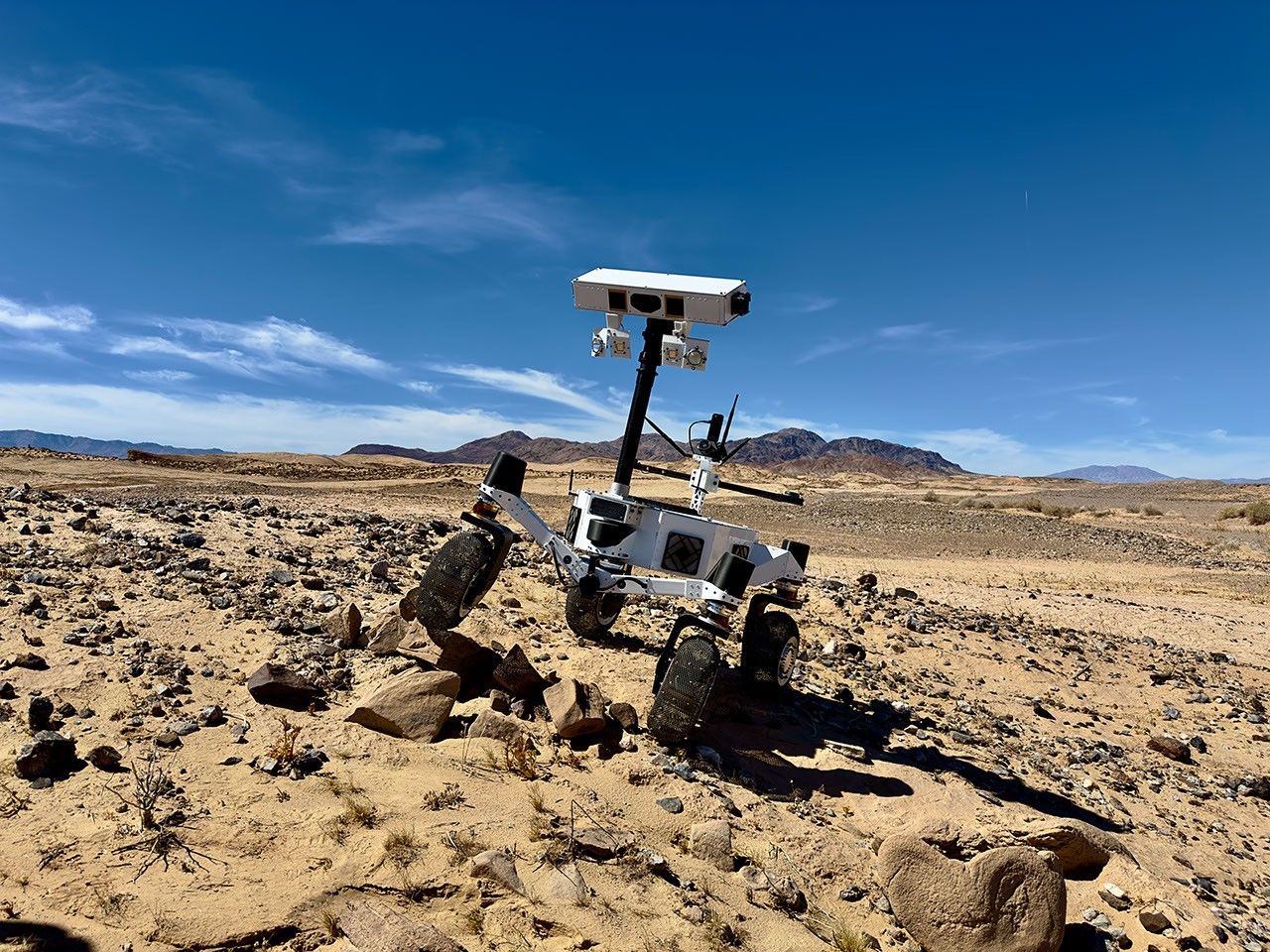 Desert Field Test With NASA Advanced Rover Prototype
