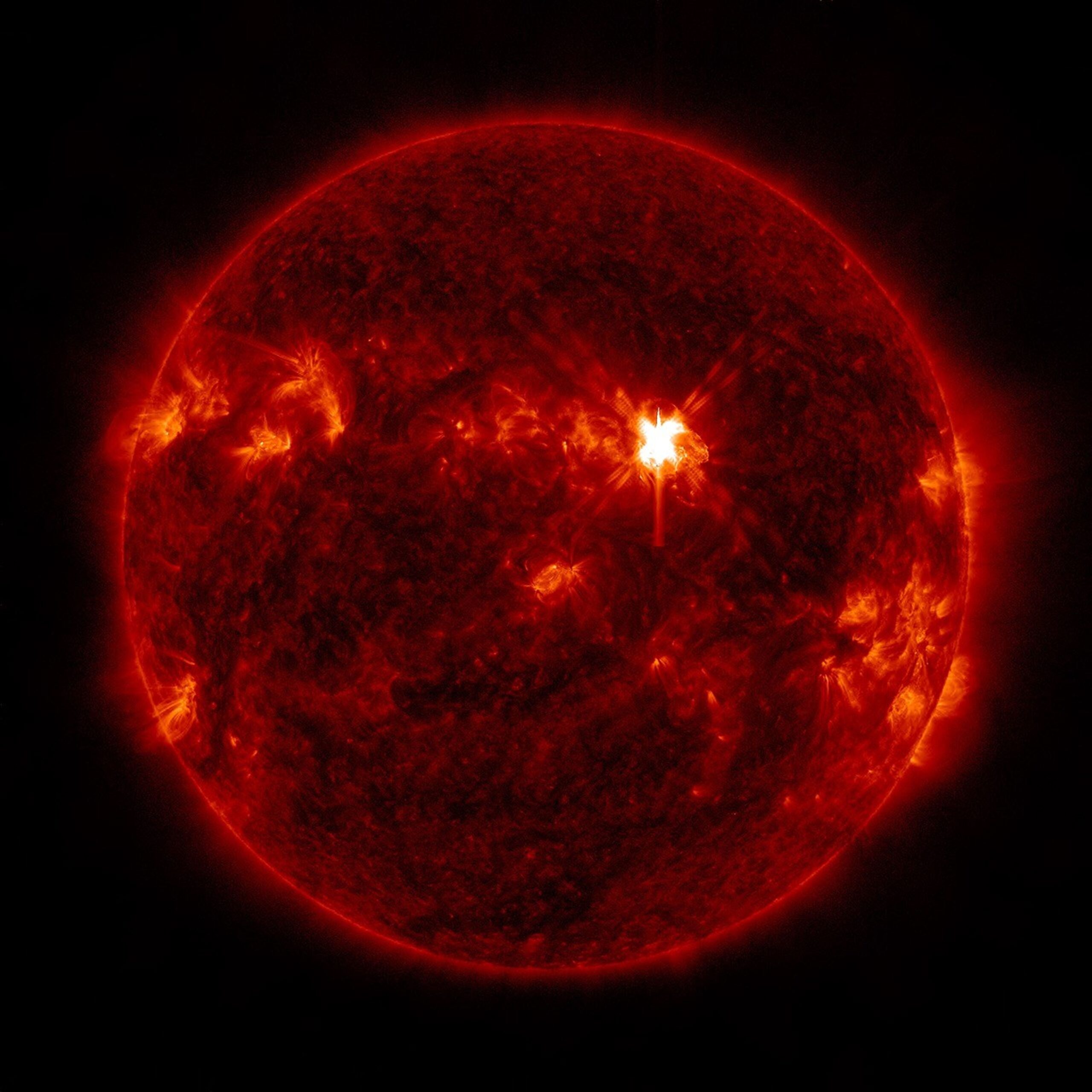 Strong Flare Erupts from Sun