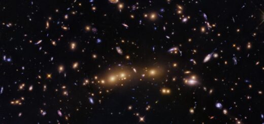 Hubble Glimpses Merging Galaxy Clusters