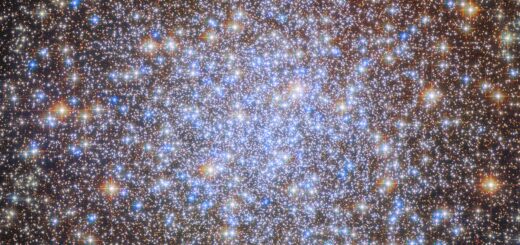 Hubble Spies Starry Chandelier