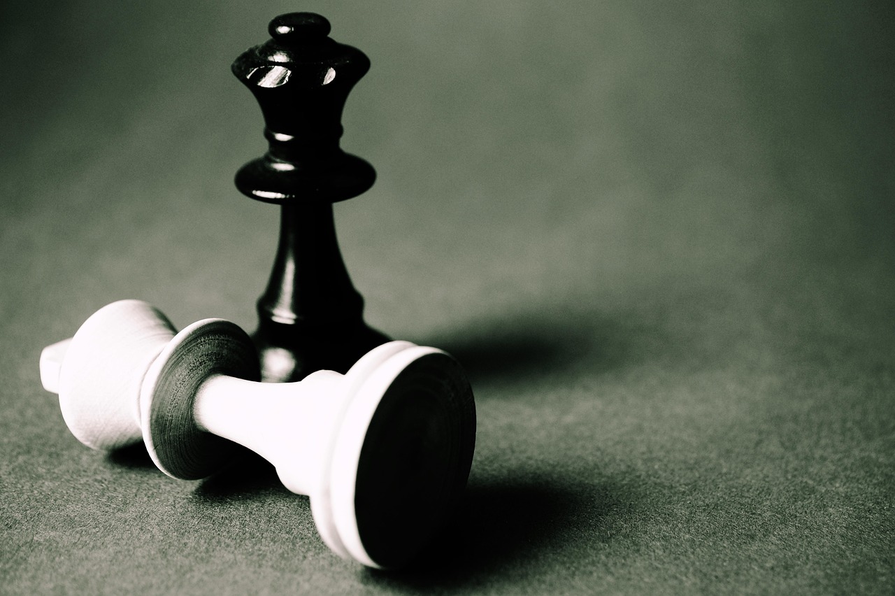 board game, checkmate, chess, challenge, chess pieces, close up, black and white, chess game, game, intelligence, leisure, play, recreation, strategy, chess, chess, chess, chess, chess, strategy