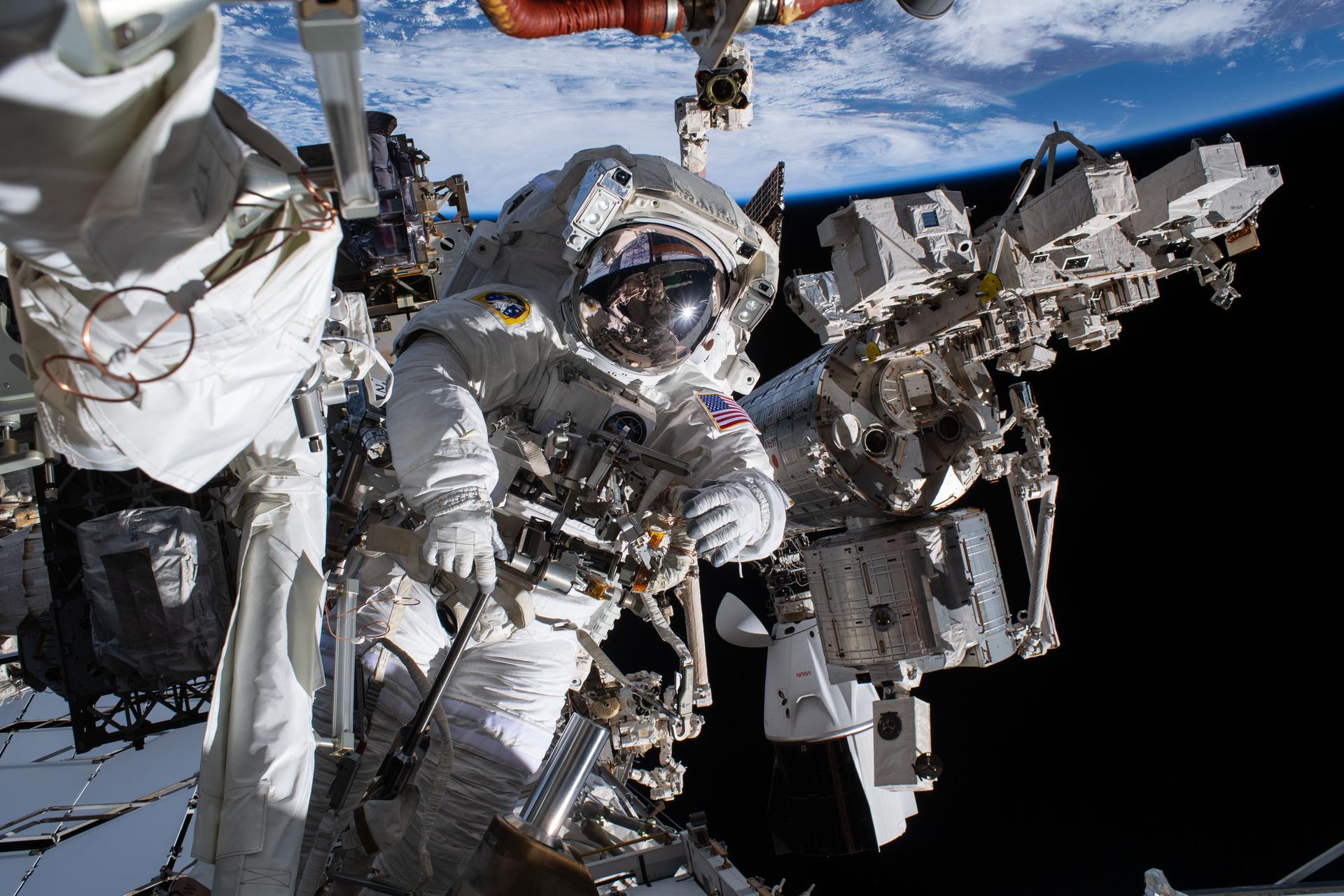 Off-Duty Day for Upcoming Spacewalkers and Assistants as Cosmonauts Stay Busy