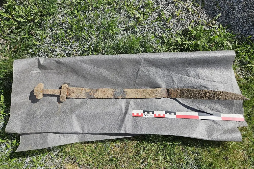 A 6-Year-Old Boy Spotted Something Sticking Out of the Ground in a Field. It Turned Out to Be a Viking Sword