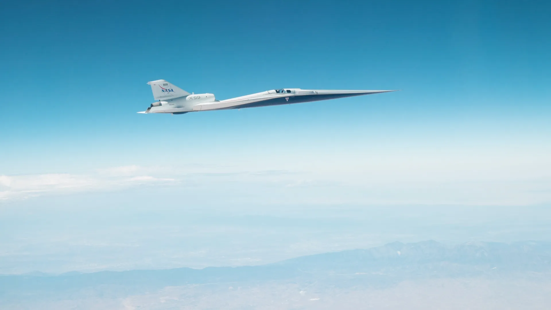 NASA’s X-59 Reaches Speed, Altitude for Future Quiet Supersonic Flights
