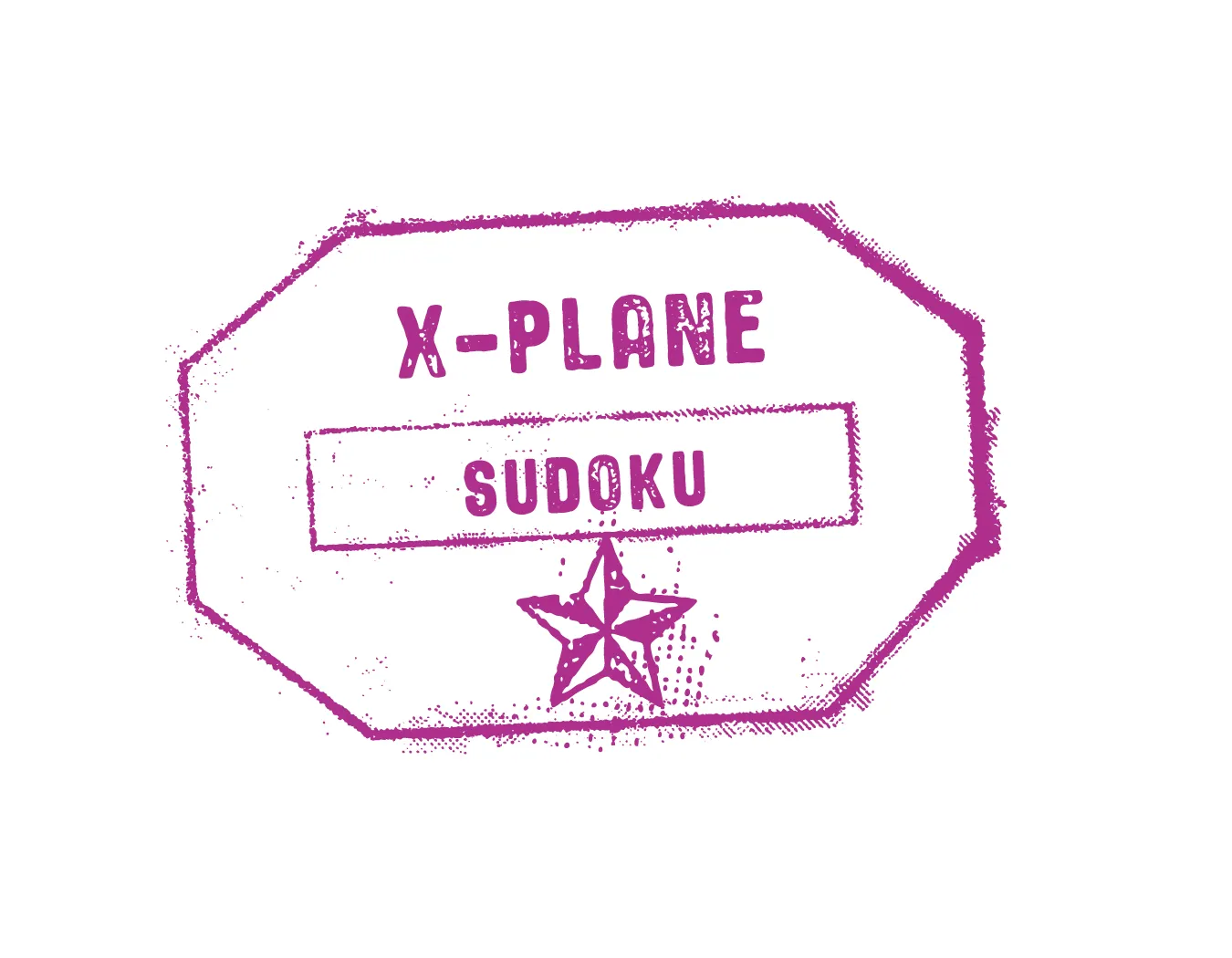 X-Plane Sudoku activity stamp.