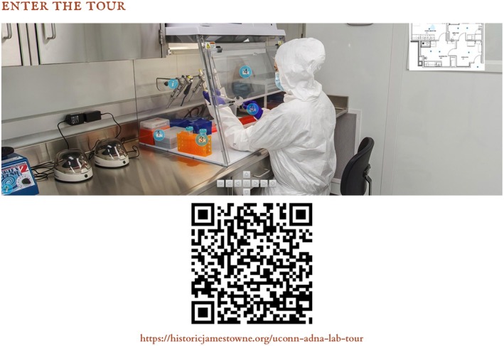 Virtual Reality for Outreach and Community-Engagement in Paleogenomics: Development of a 360° Tour of an Ancient DNA Laboratory.