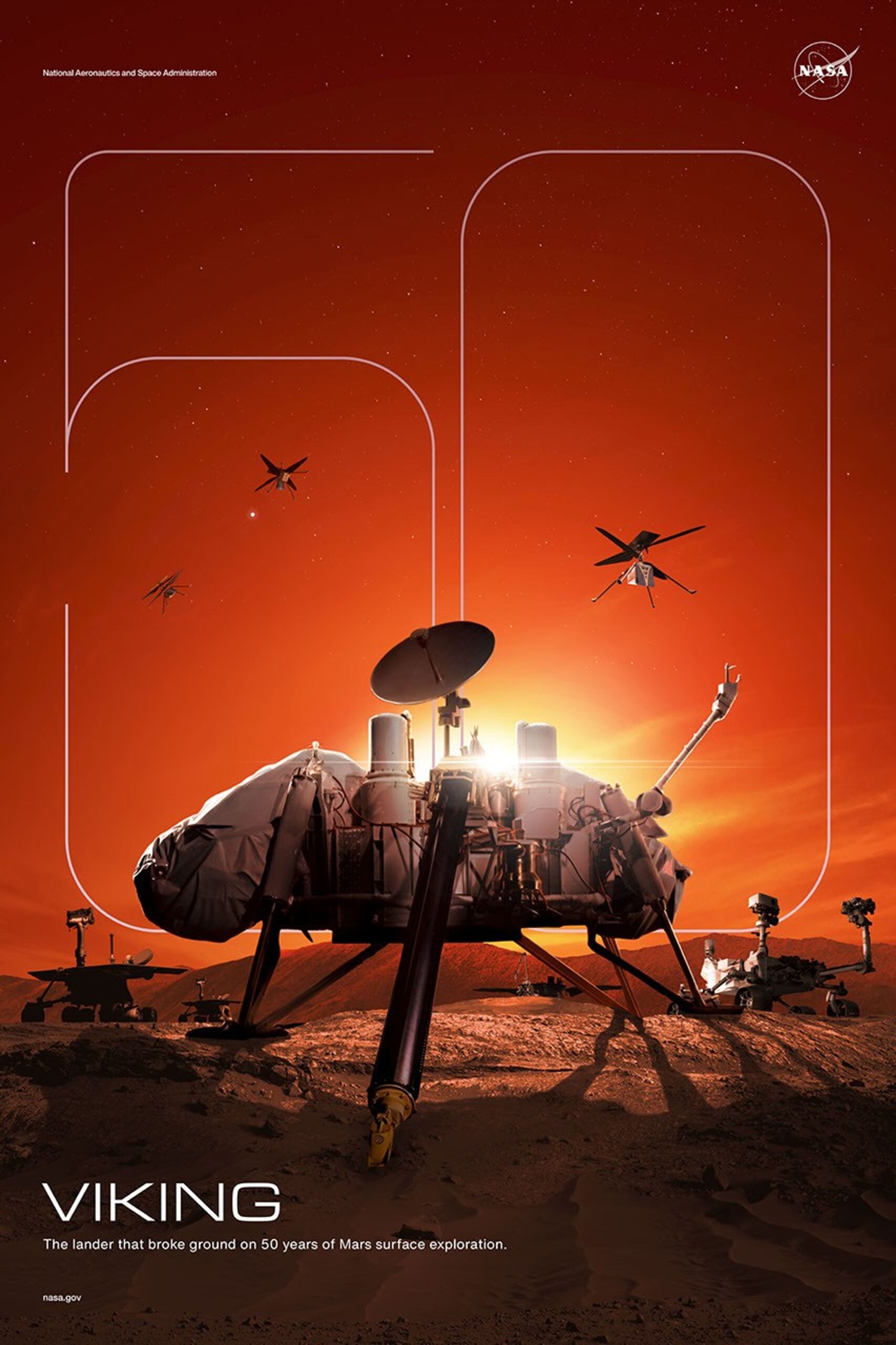Viking: 50 Years on Mars — Poster