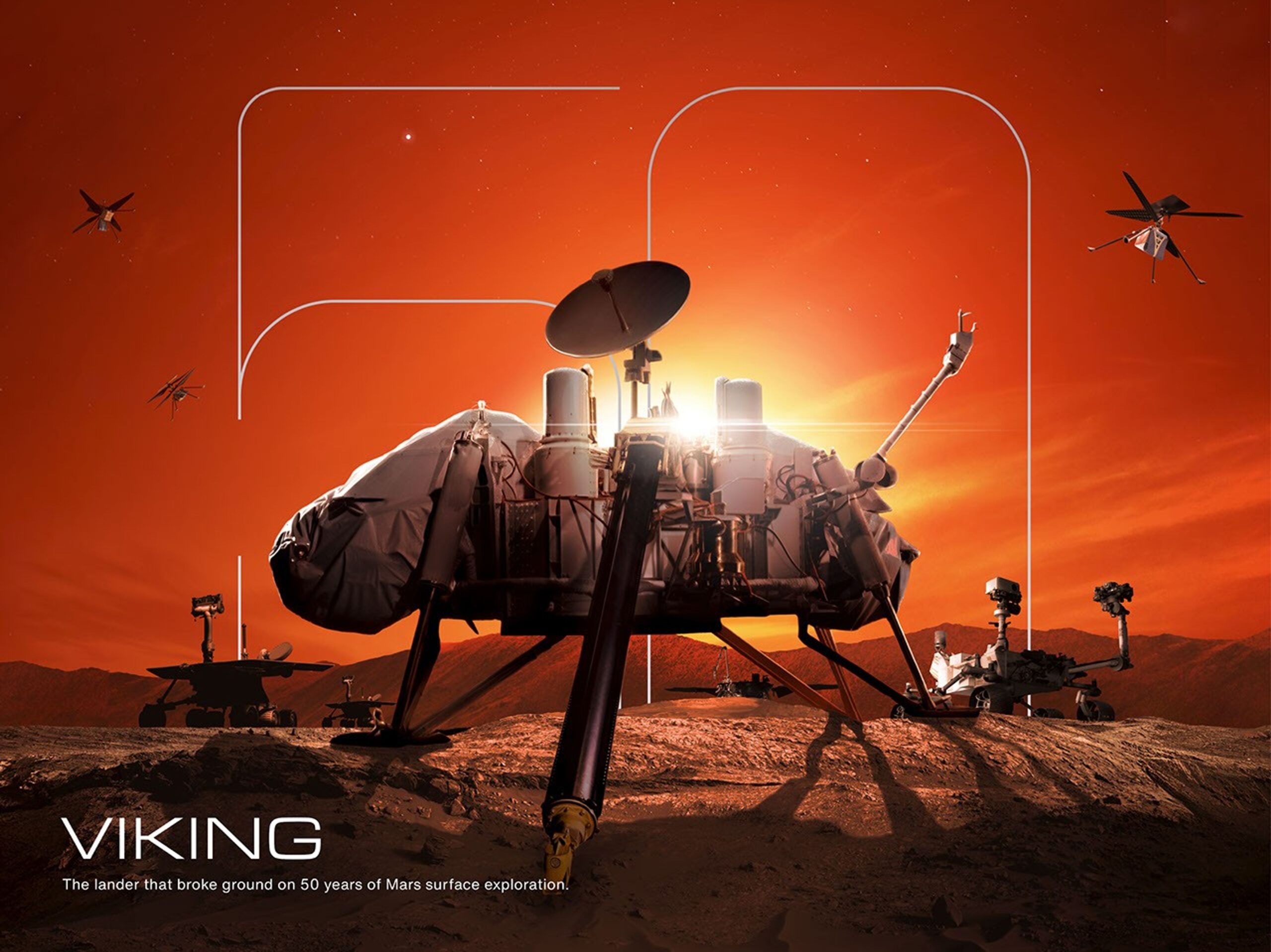 Viking: 50 Years on Mars — Poster