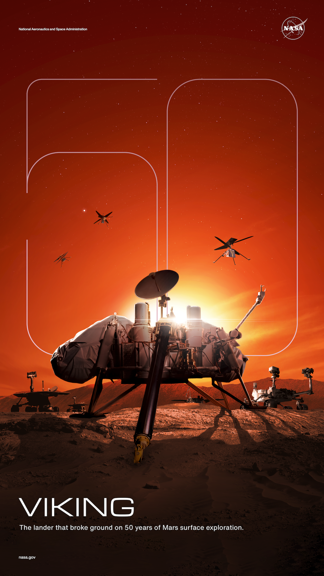 Viking: 50 Years on Mars — Poster