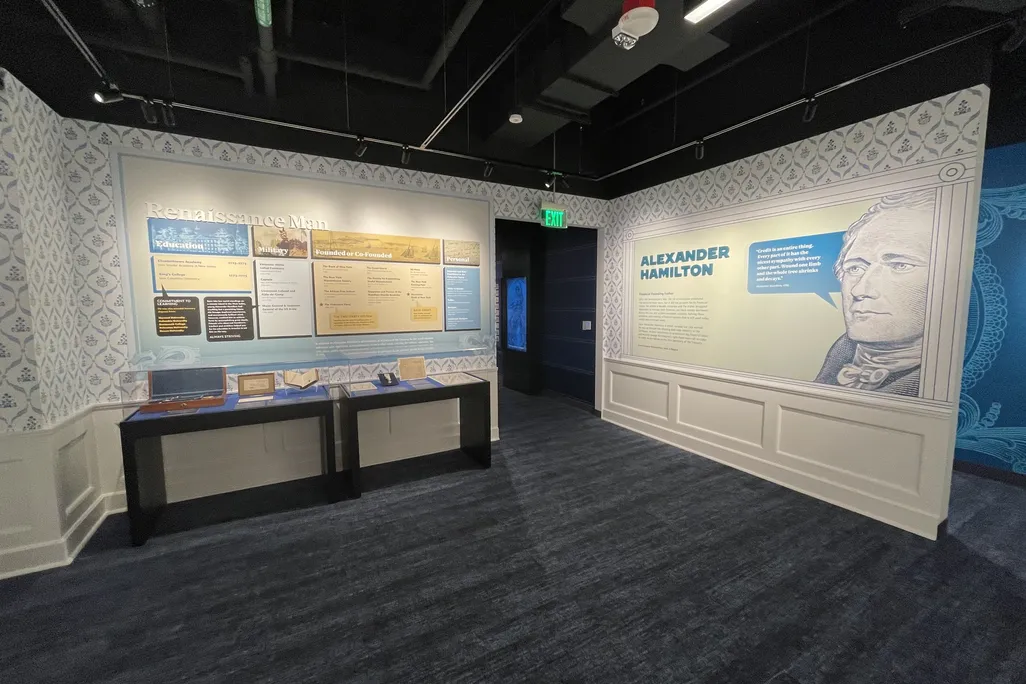 An A.I.-Generated Alexander Hamilton Chats About Economics at the Museum of American Finance, Opening This Weekend in Boston