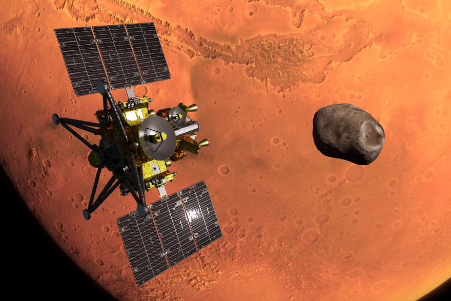 MMX at Mars and Phobos